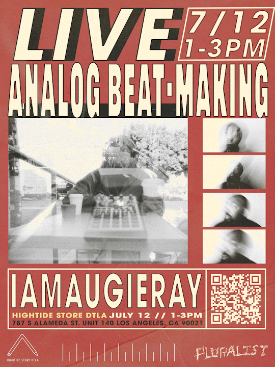 Augie Cooking Up Beats  At HighTide DTLA  7/13